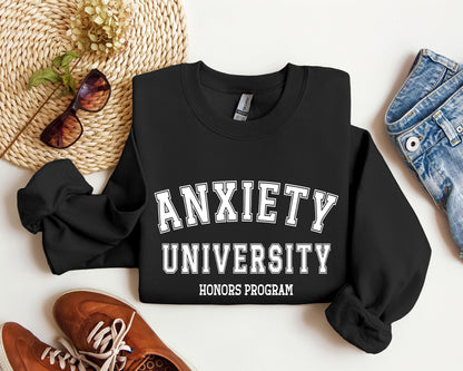 Anxiety University - Sweatshirt – Black Sweatshirt