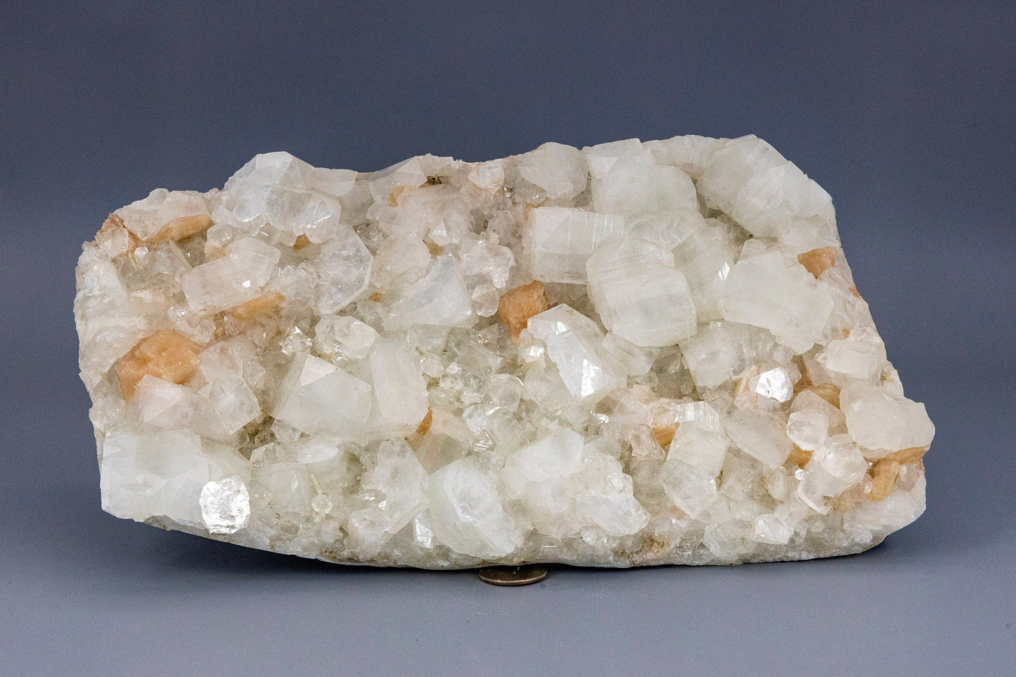 Apophyllite with "peach" Stilbite "XXL" Cluster – Clusters
