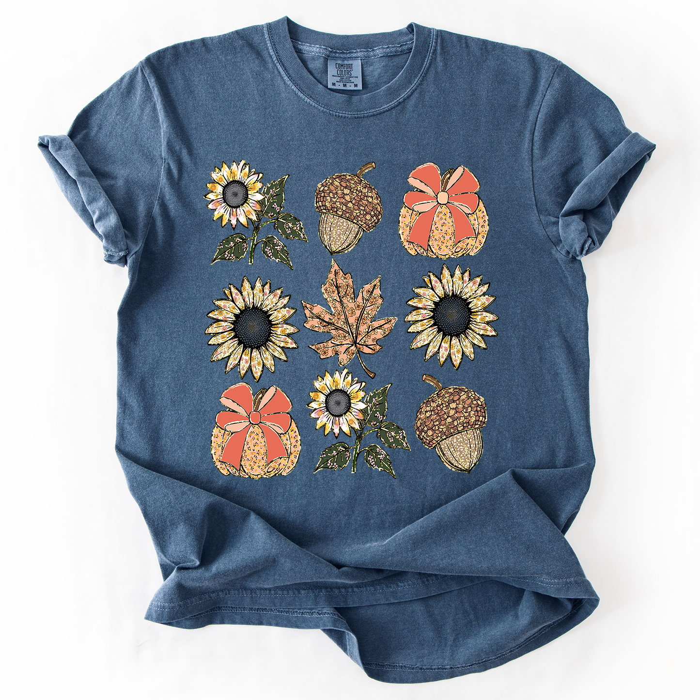 Autumn Floral, Sunflowers - Comfort Colors T-Shirt