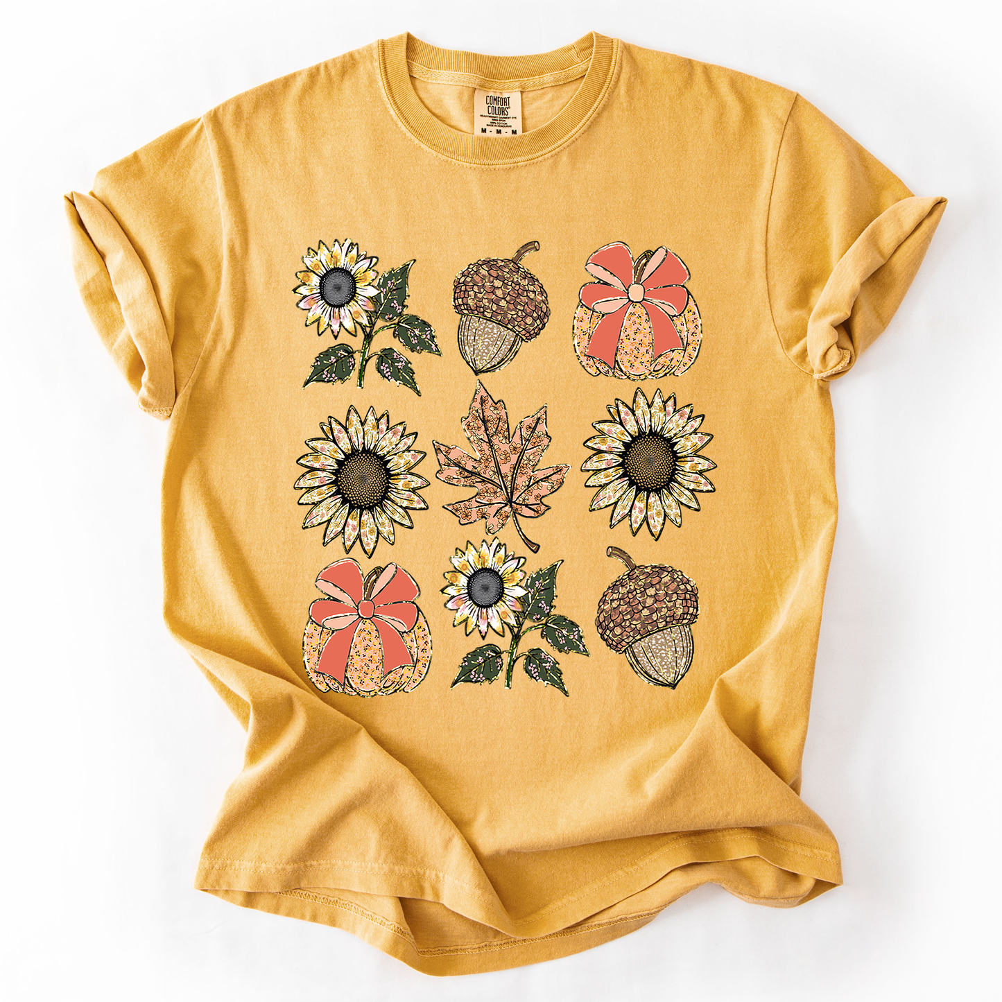 Autumn Floral, Sunflowers - Comfort Colors T-Shirt