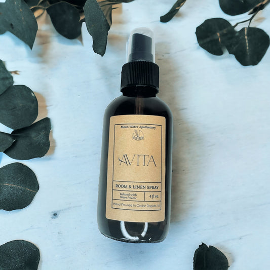AVITA - Room Spray -- Spa Aroma, Lavender, Eucalyptus & Ylang Ylang -- by Moon Water Apothecary! –