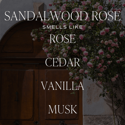 Sandalwood Rose Reed Diffuser - 3.5oz – Reed Diffusers
