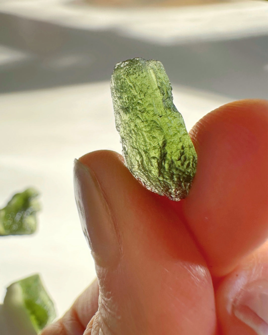 Chlum Moldavite #8 - AA –