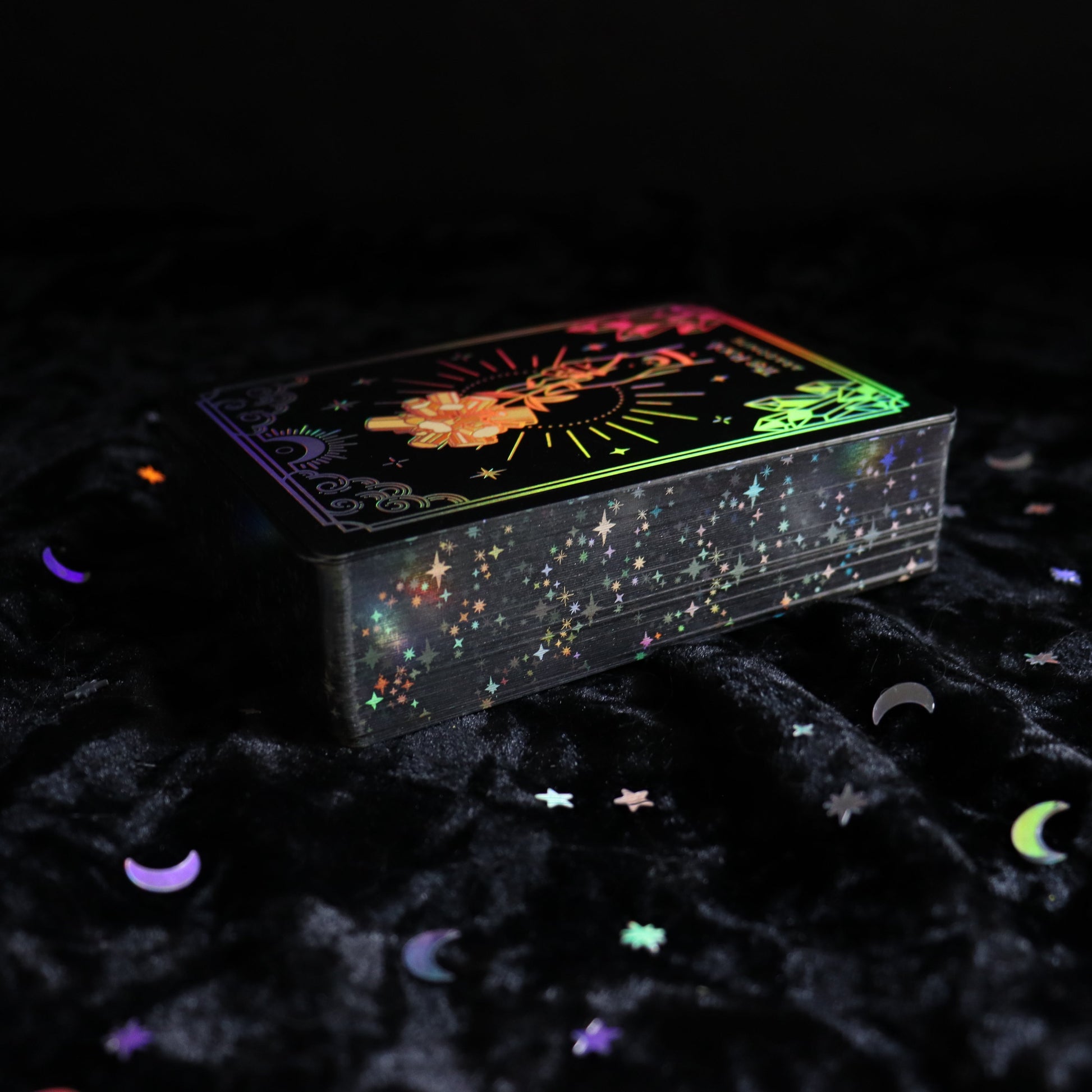 MINI Silver Crystalstruck Tarot© Deck – 78 Card Crystal Energy Tarot –