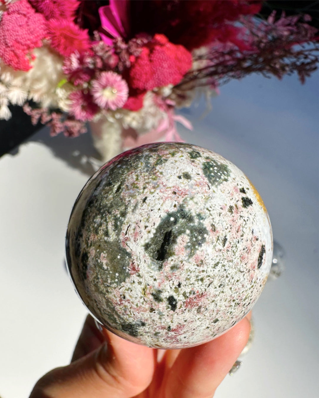 Ocean Jasper Sphere –