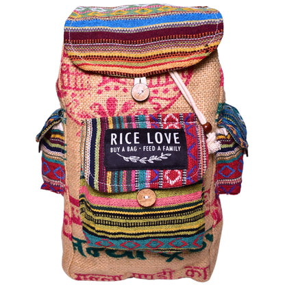 Mini Recycled Travel Backpack Agra