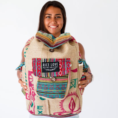 Recycled Travel Backpack Agra