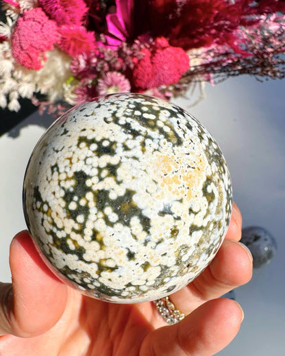 Ocean Jasper Sphere –