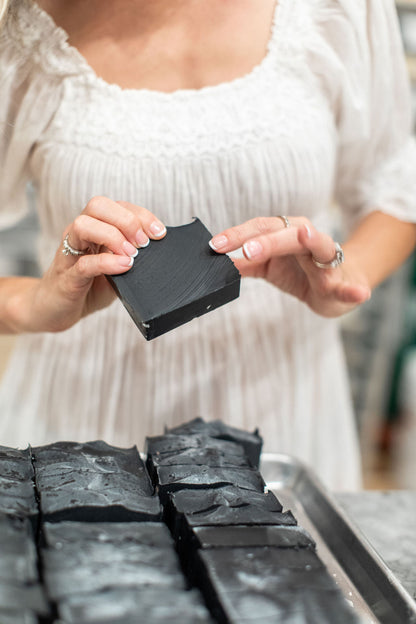 Clarifying Charcoal Bar -- Handmade Tallow Soap Bar
