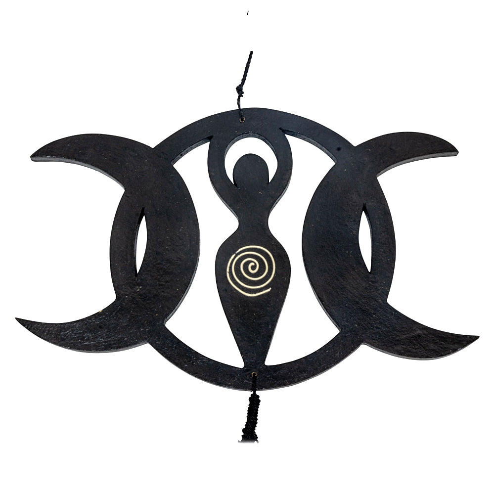 Bamboo Wind Chime - Triple Moon Goddess – Wind Chime