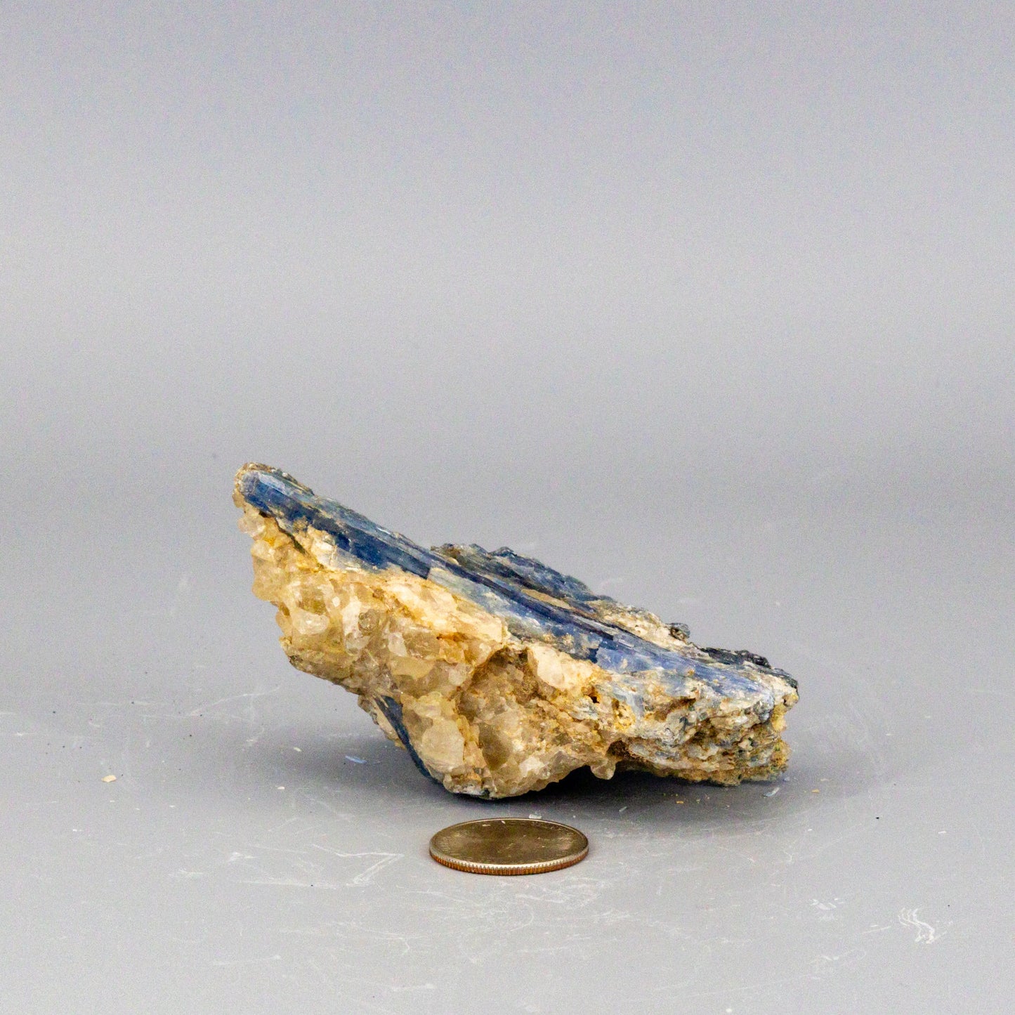 Beautiful Blue Kyanite Blades In Quartz Clusters – Raw