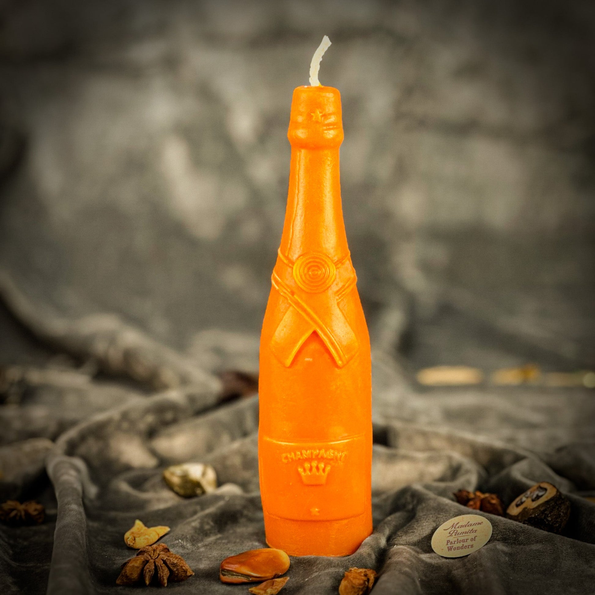 Success Manifestation Candle - Beeswax Spell Kit – Orange (Removing Blocks) Candle Spell Kit