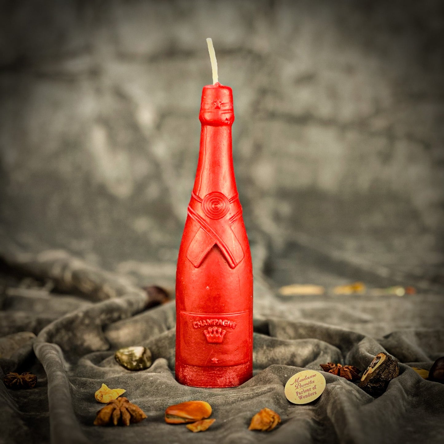 Success Manifestation Candle - Beeswax Spell Kit – Red (Passion) Candle Spell Kit