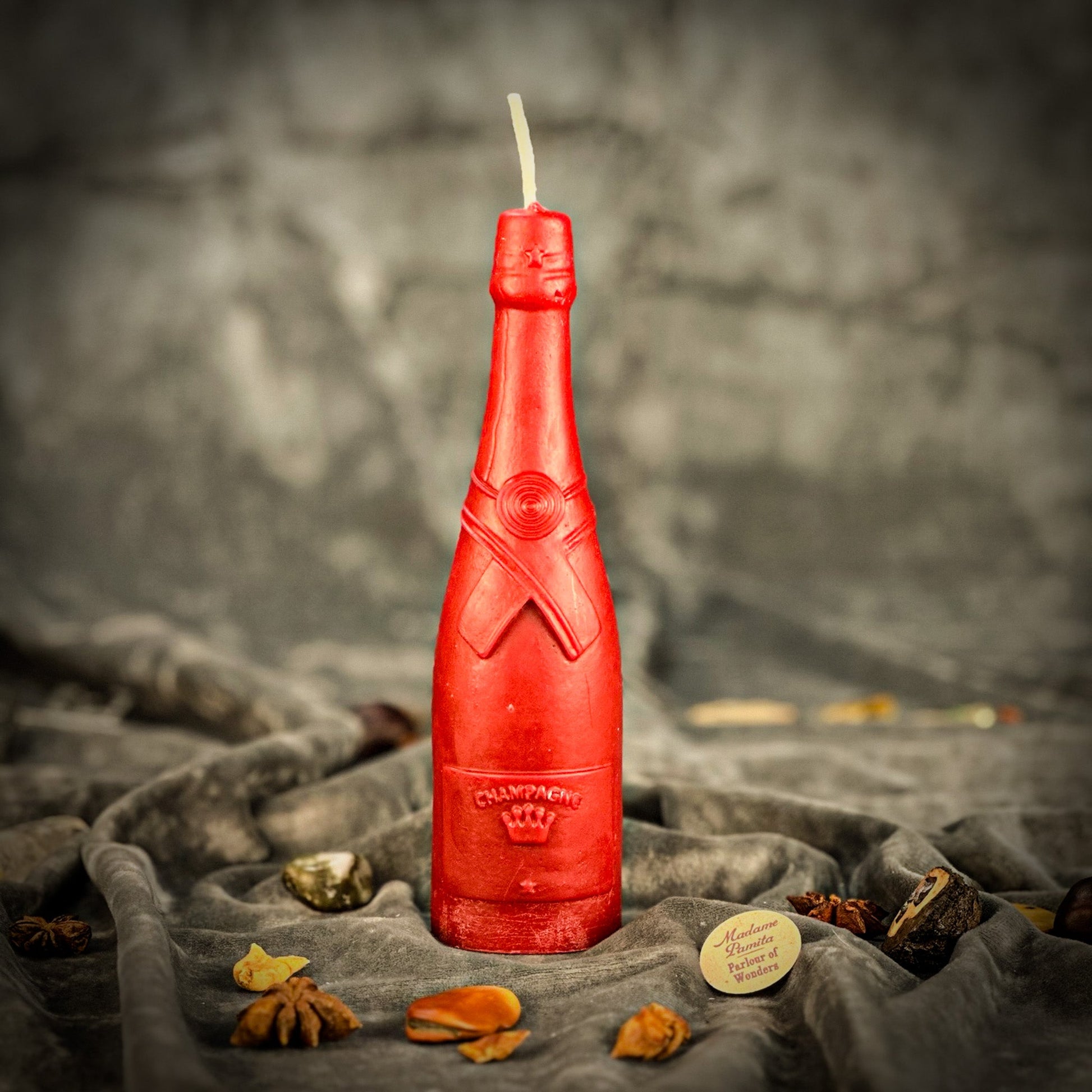 Success Manifestation Candle - Beeswax Spell Kit – Red (Passion) Candle Spell Kit
