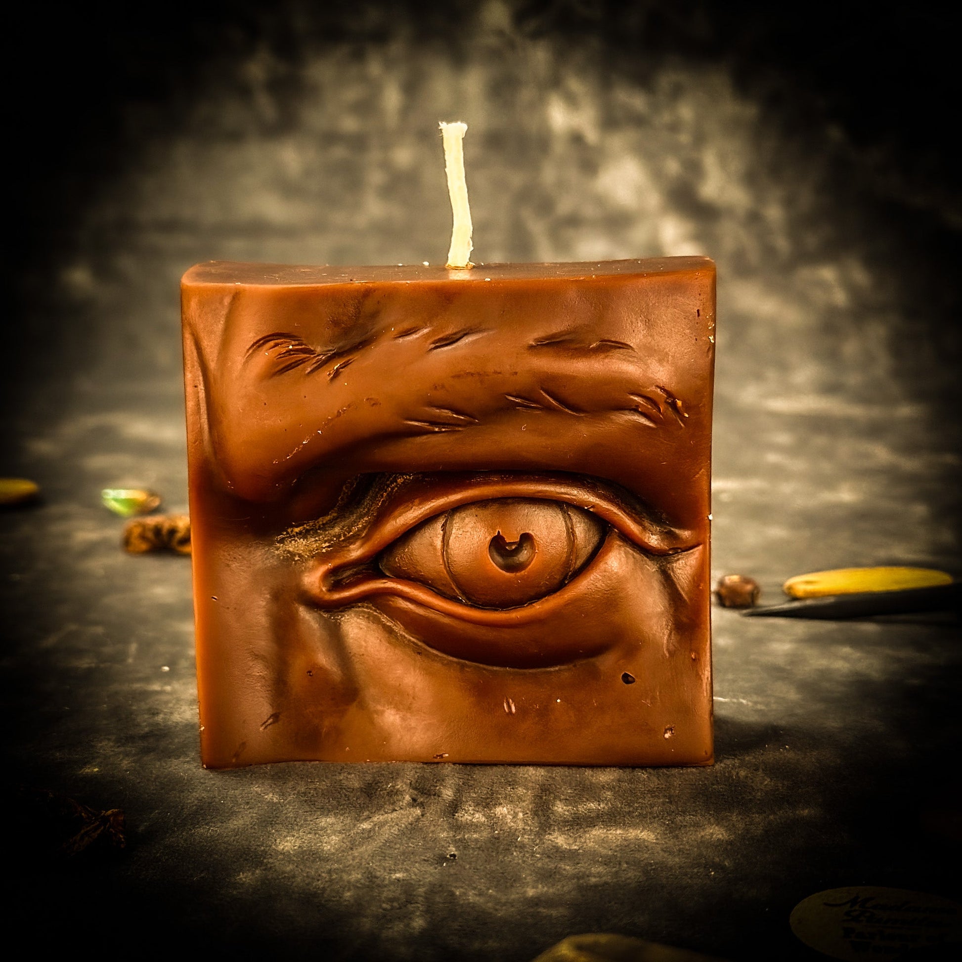 Third Eye Candle Spell Kit - Clairvoyance & Intuition – Brown (Grounding) Candle Spell Kit