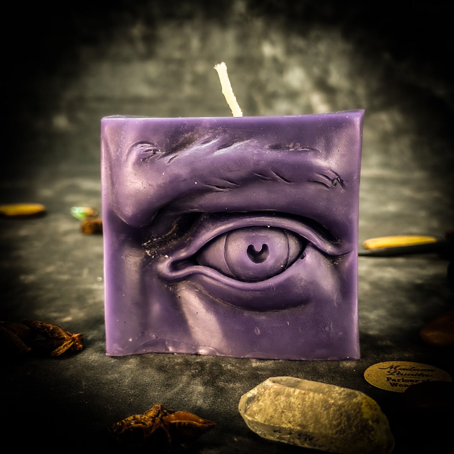 Third Eye Candle Spell Kit - Clairvoyance & Intuition – Purple (Power) Candle Spell Kit