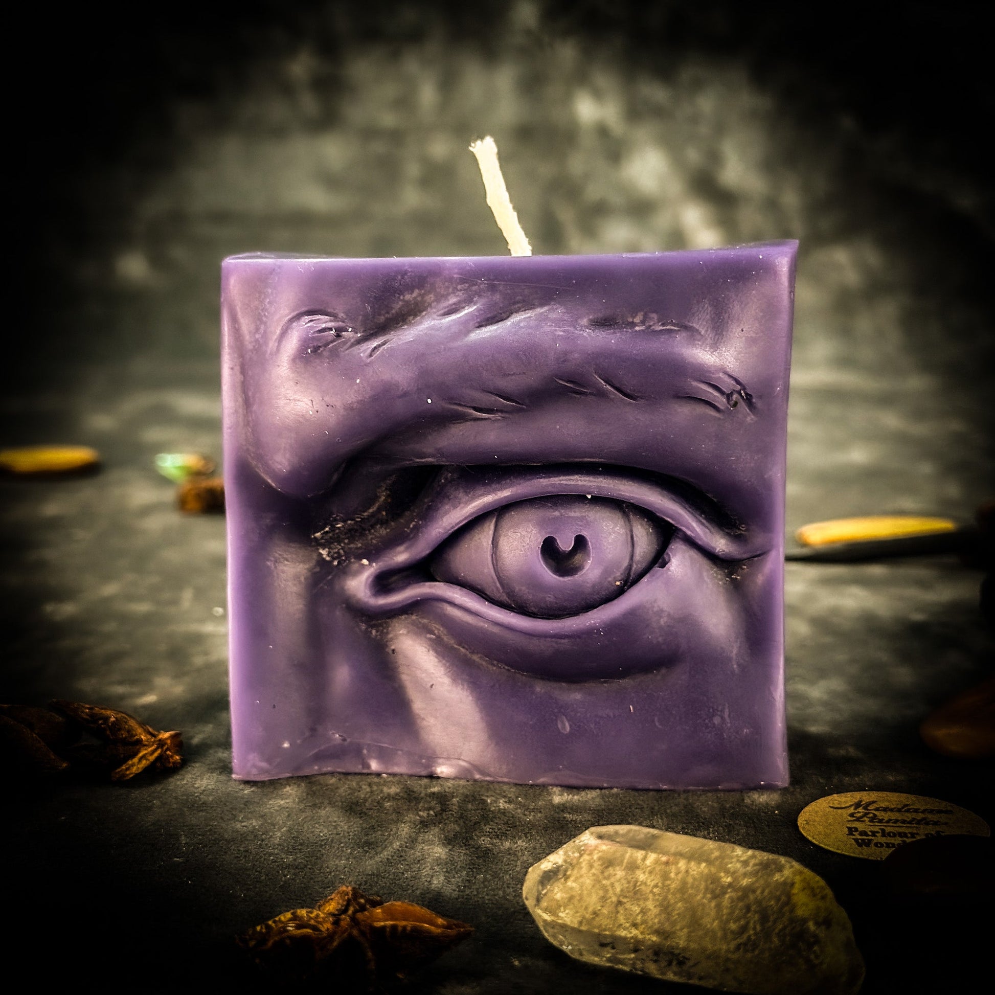 Third Eye Candle Spell Kit - Clairvoyance & Intuition – Purple (Power) Candle Spell Kit