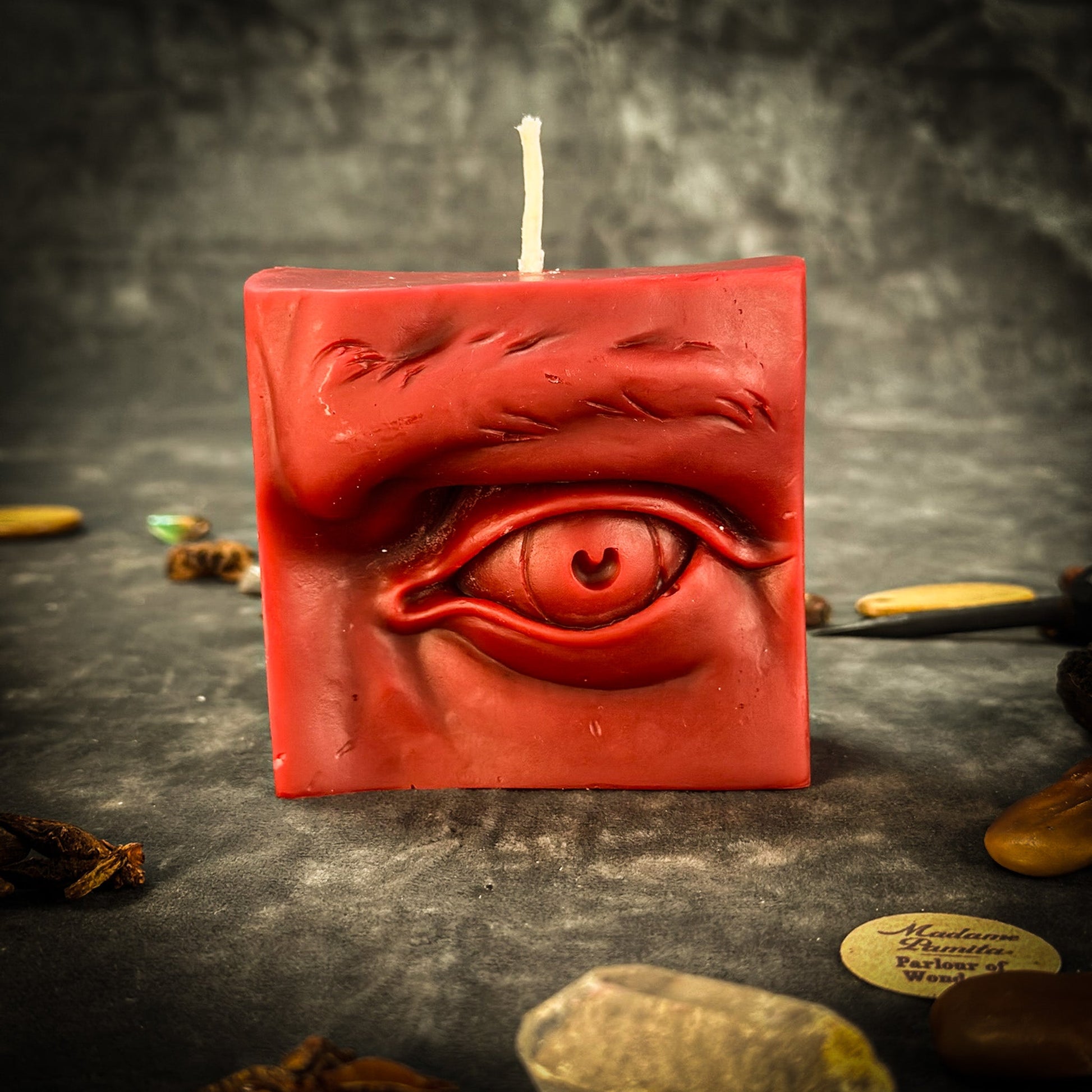 Third Eye Candle Spell Kit - Clairvoyance & Intuition – Red (Romance) Candle Spell Kit
