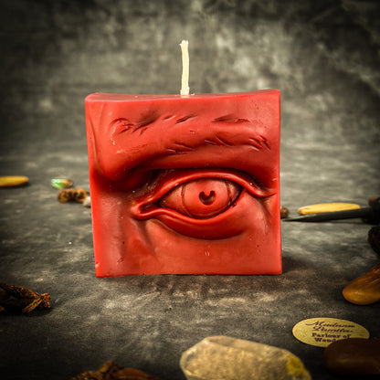Third Eye Candle Spell Kit - Clairvoyance & Intuition – Red (Romance) Candle Spell Kit
