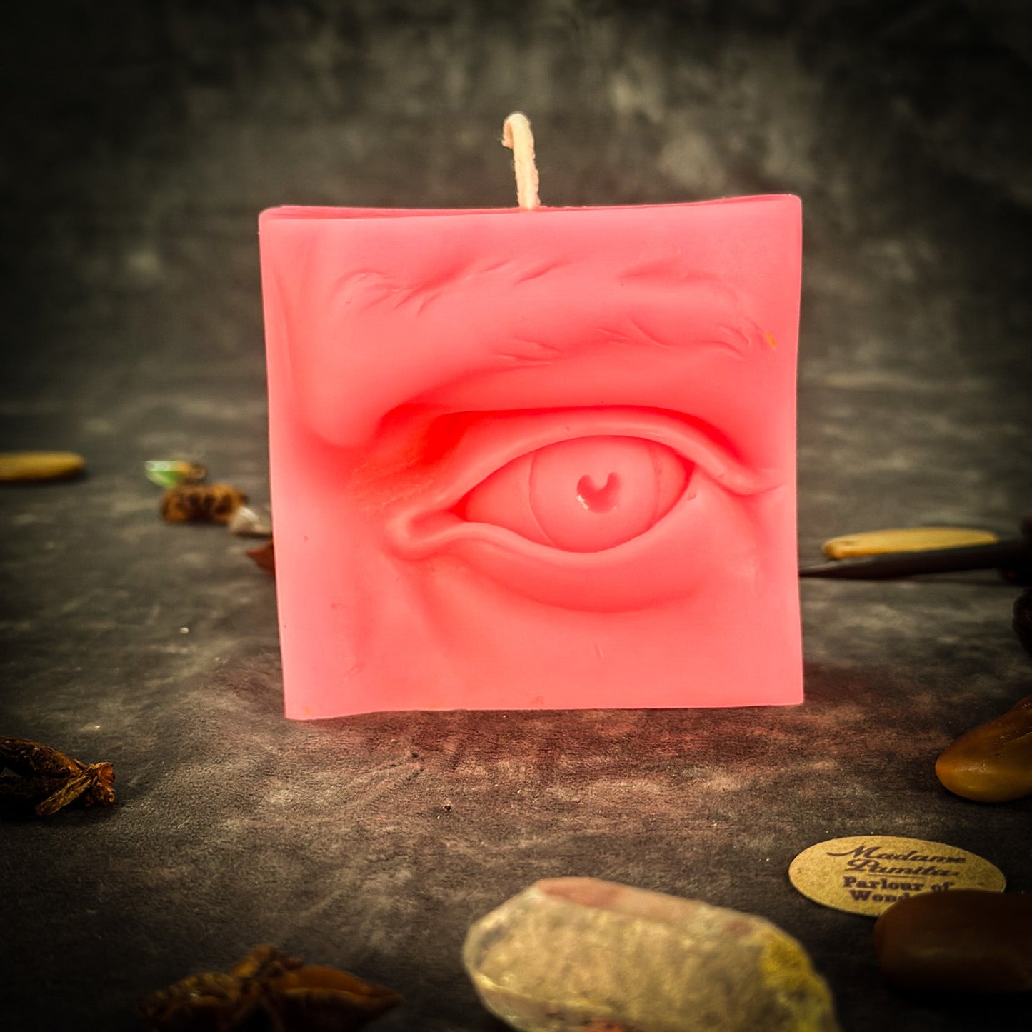 Third Eye Candle Spell Kit - Clairvoyance & Intuition – Pink (Family) Candle Spell Kit