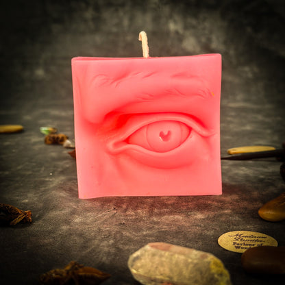 Third Eye Candle Spell Kit - Clairvoyance & Intuition – Pink (Family) Candle Spell Kit