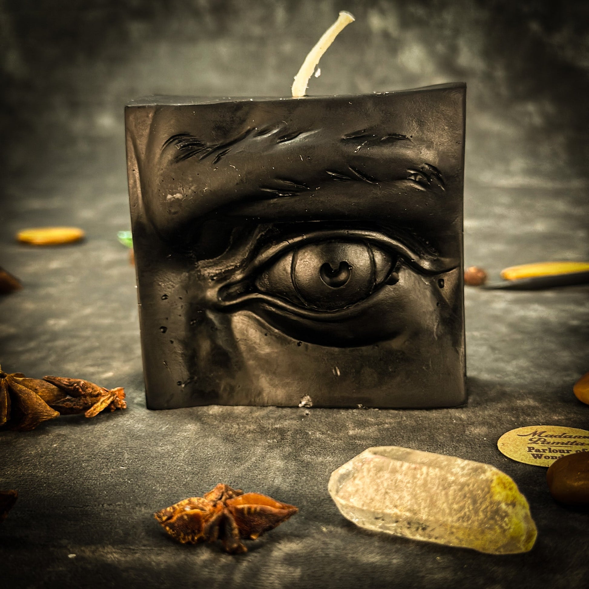 Third Eye Candle Spell Kit - Clairvoyance & Intuition – Black (Protection) Candle Spell Kit