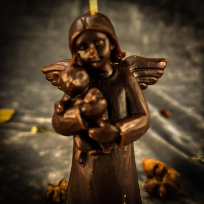 Cat Guardian Spirit Candle Spell Kit - Pet Protection and Healing – Brown (Grounding) Candle Spell Kit