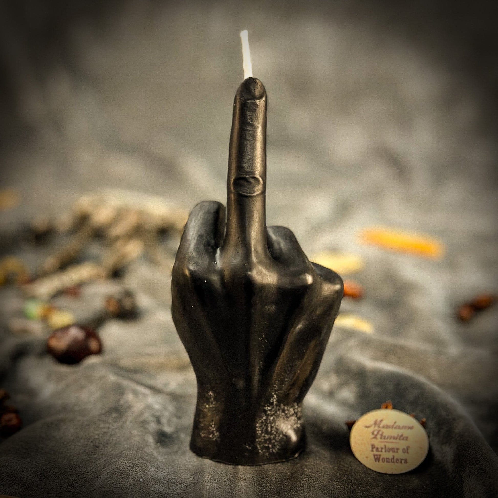 Middle Finger Candle Spell Kit - Banishing & Boundaries – Black (Protection) Candle Spell Kit