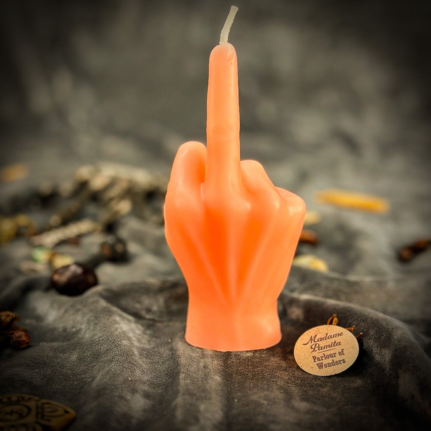 Middle Finger Candle Spell Kit - Banishing & Boundaries – Pink (Family) Candle Spell Kit