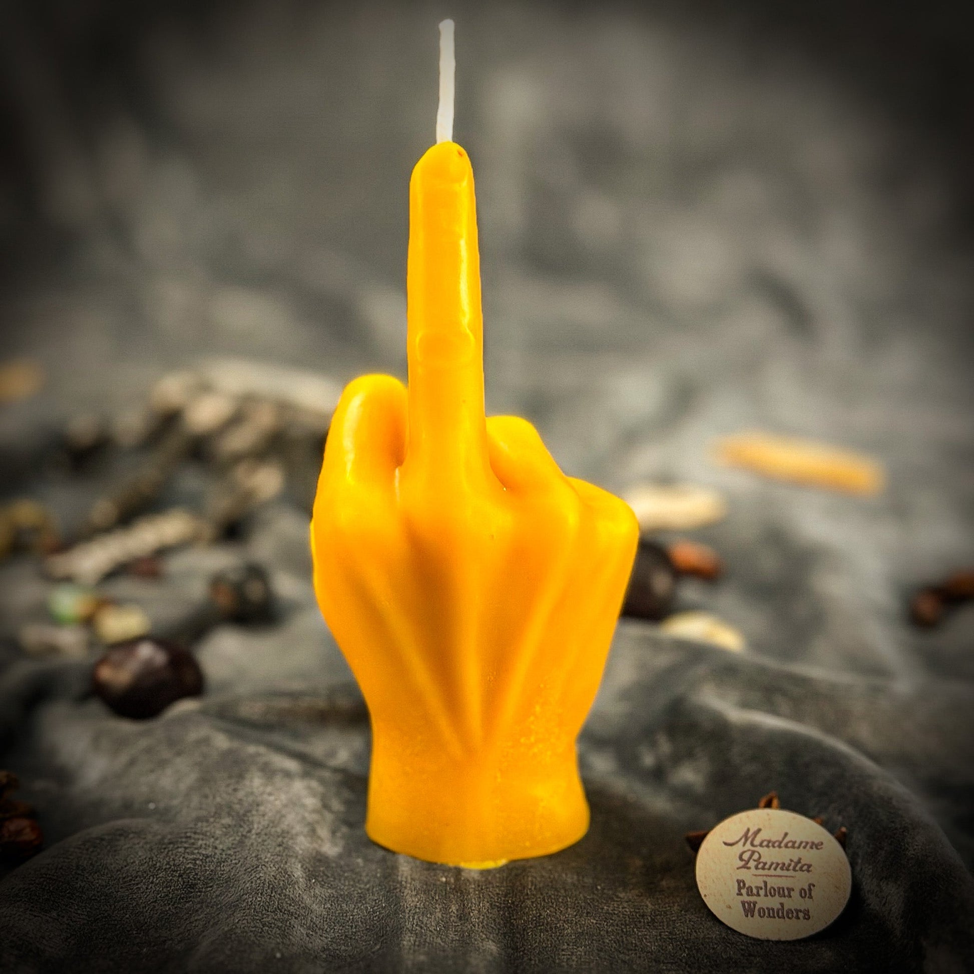 Middle Finger Candle Spell Kit - Banishing & Boundaries – Yellow (Success) Candle Spell Kit