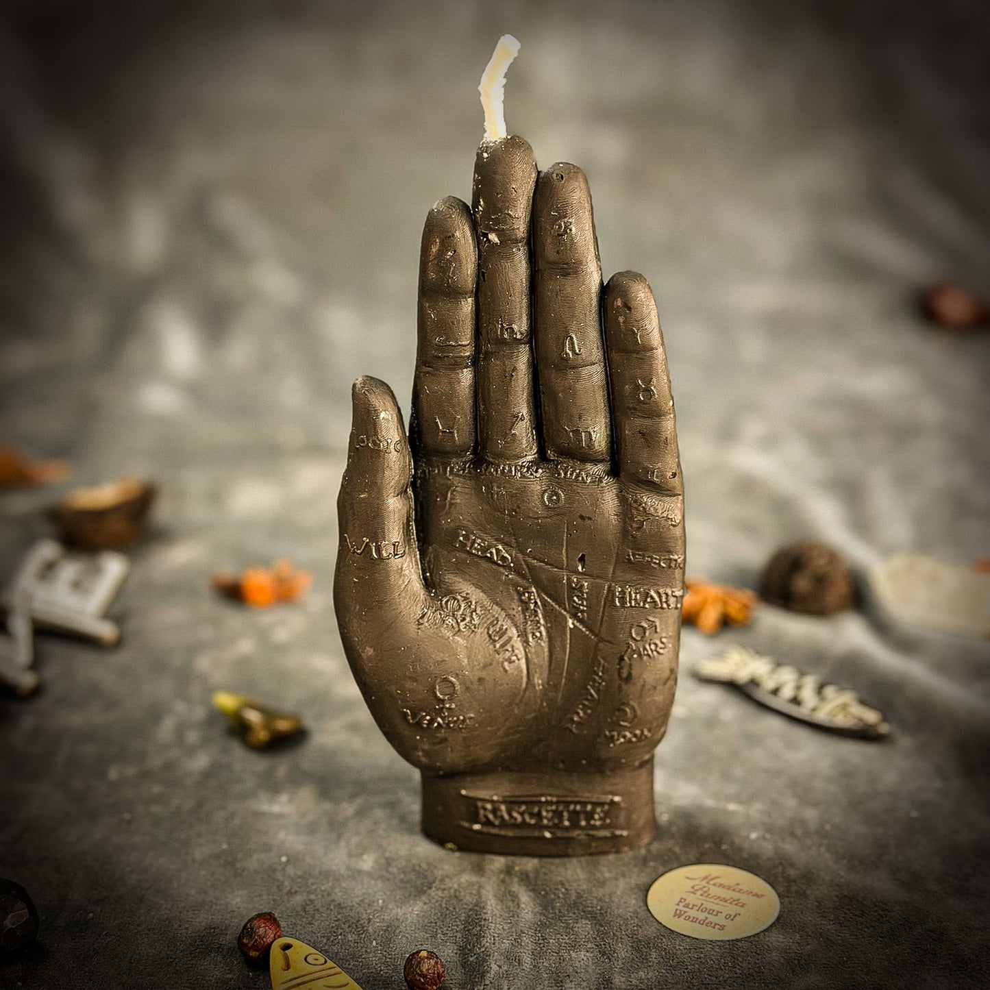 Hand of Fate Spell Candle Kit - Beeswax Ritual – Black (Protection) Candle Spell Kit