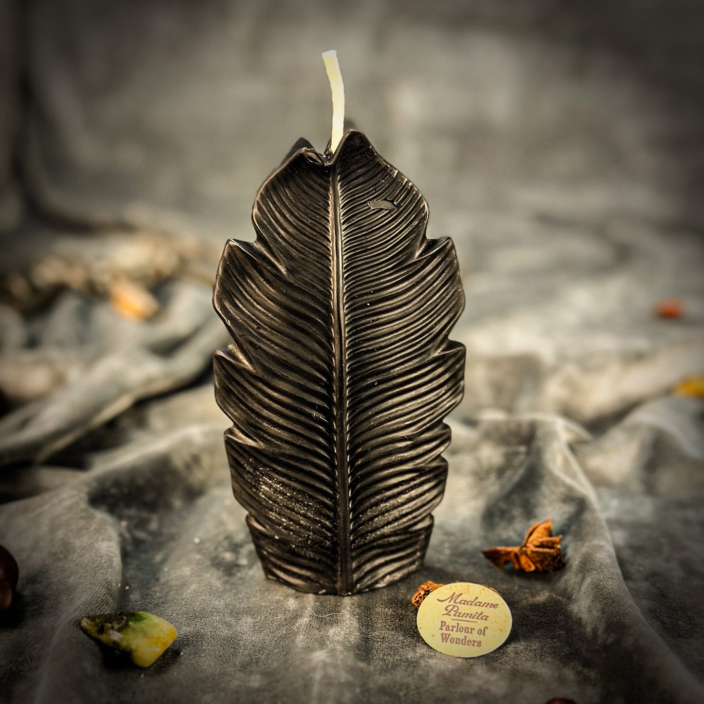 Plant Spirit Candle Spell Kit - Garden Blessing & Nature Magic – Black (Protection) Candle Spell Kit