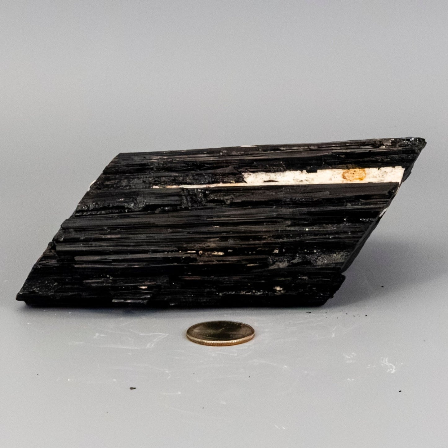 Big Black Tourmaline Hunk w/t Quartz Inclusions – Raw