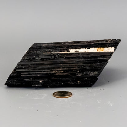 Big Black Tourmaline Hunk w/t Quartz Inclusions – Raw