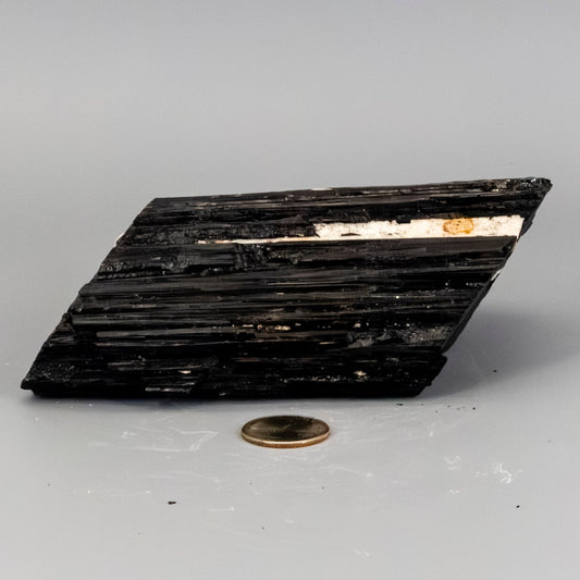 Big Black Tourmaline Hunk w/t Quartz Inclusions – Raw