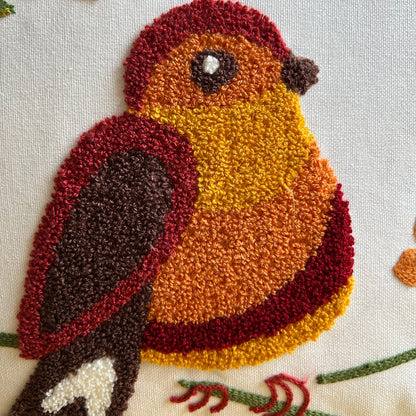 Bird and Bloom Embroidered Pillow Cover – Throw Pillows