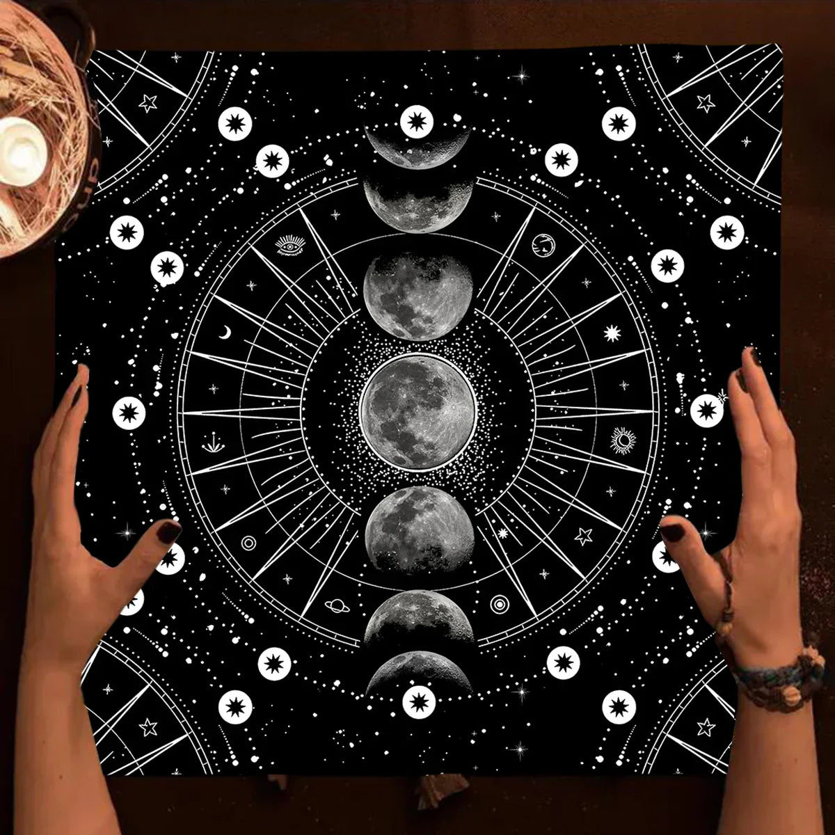 Moon Phase Altar Cloth