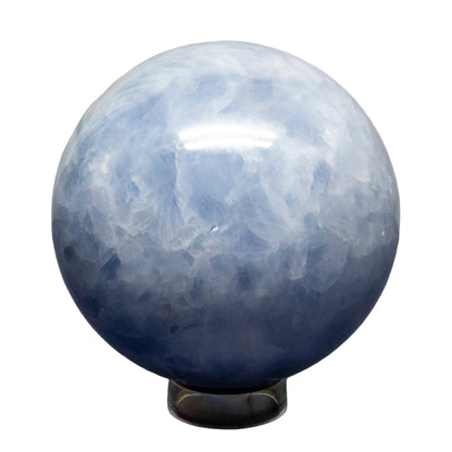 Blue Calcite Spheres 72-93mm – Blue Calcite 1064g - 91mm Diameter Spheres