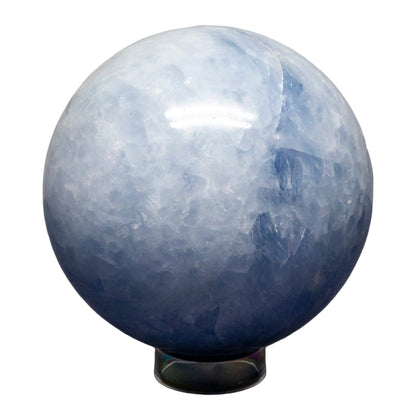 Blue Calcite Spheres 72-93mm – Blue Calcite 1104g - 93mm Diameter Spheres