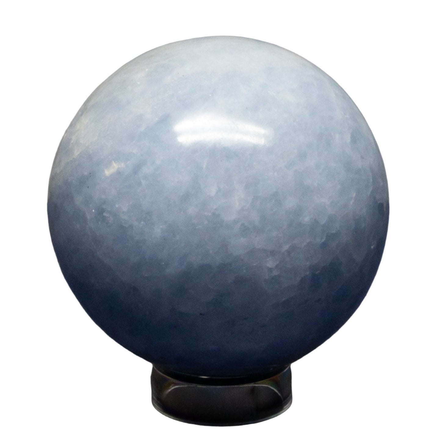 Blue Calcite Spheres 72-93mm – Blue Calcite 632g - 77mm Diameter Spheres