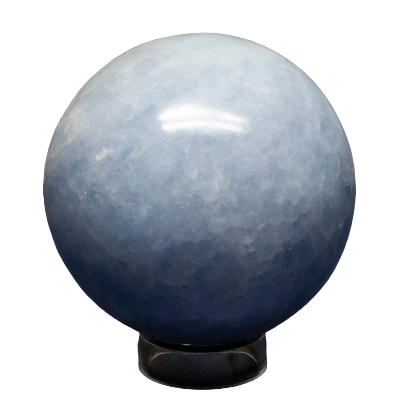 Blue Calcite Spheres 72-93mm – Blue Calcite 632g - 77mm Diameter Spheres