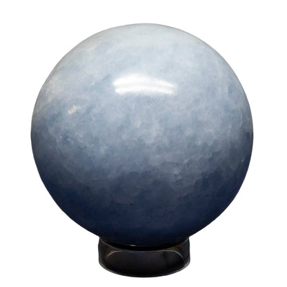 Blue Calcite Spheres 72-93mm – Blue Calcite 632g - 77mm Diameter Spheres