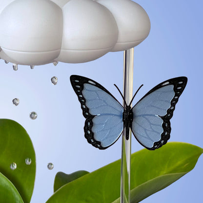 Original Dripping Rain Cloud with Blue Butterfly Charm – Clouds