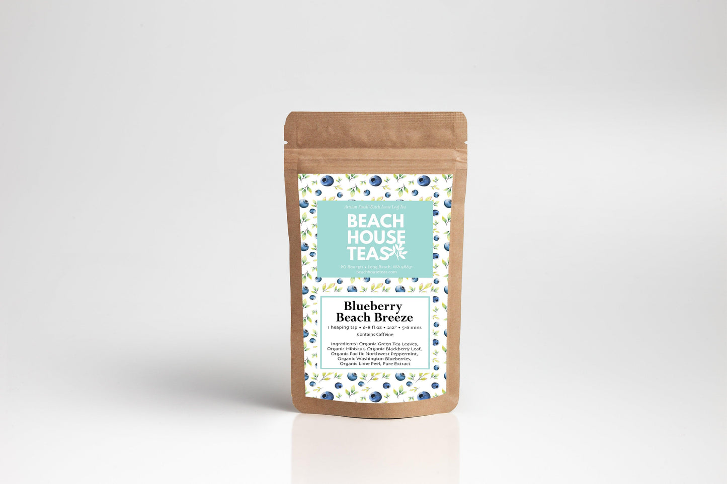 Blueberry Beach Breeze – 1 lb pouch Tea