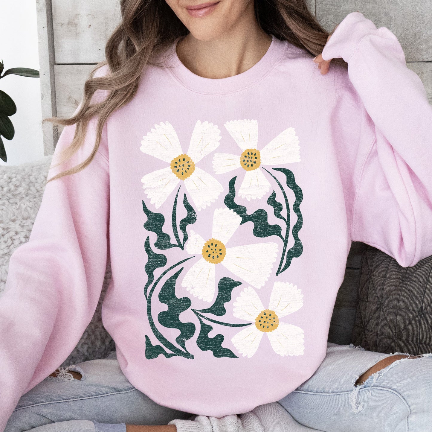 Boho Flowers - Sweatshirt