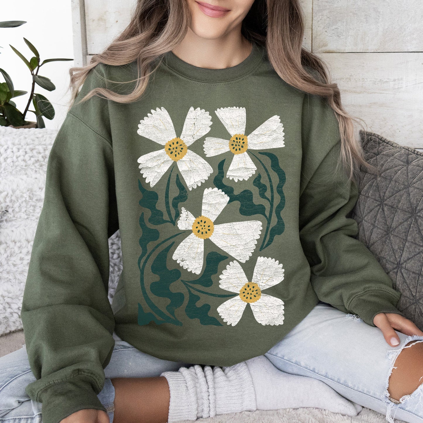 Boho Flowers - Sweatshirt