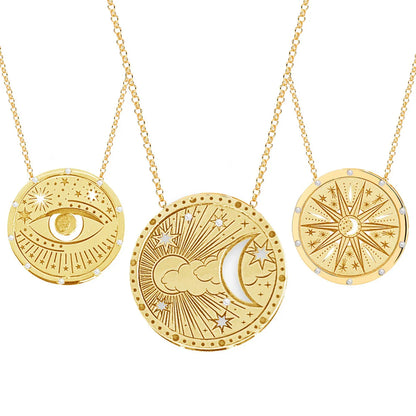 Gold Boho Design Necklaces – necklace