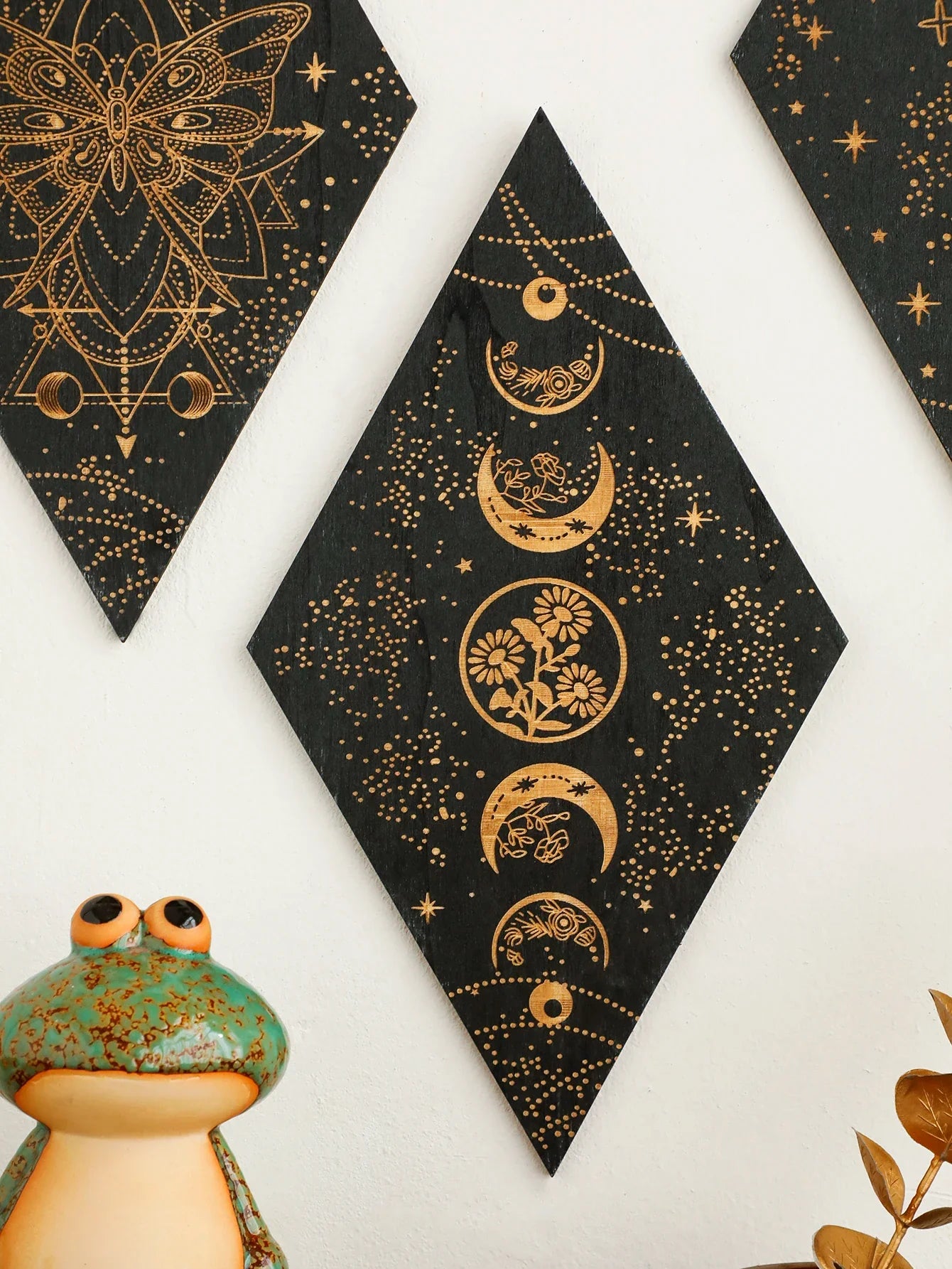 Moon Phase Wall Plaques – home decor