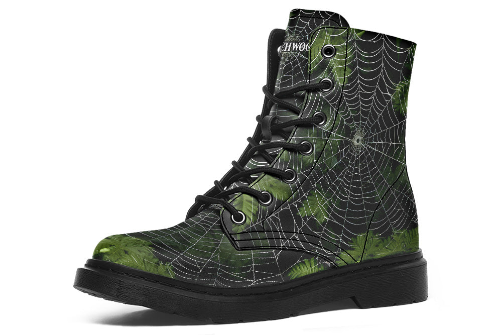 Vegan Ankle Boots - Garden Webs