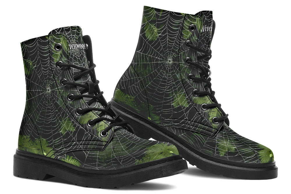 Vegan Ankle Boots - Garden Webs